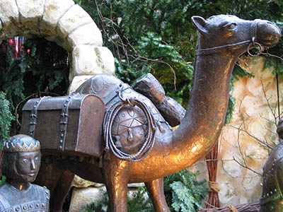 Bronzeguss patiniert