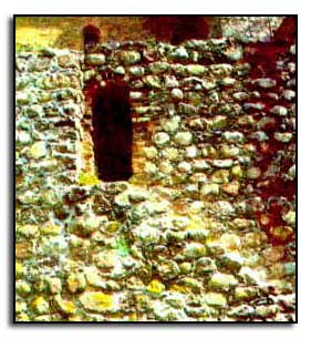 The fragment of the castle's wall