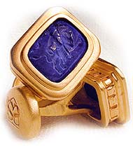 Manschettenknöpfe mit Lapis-Siegel