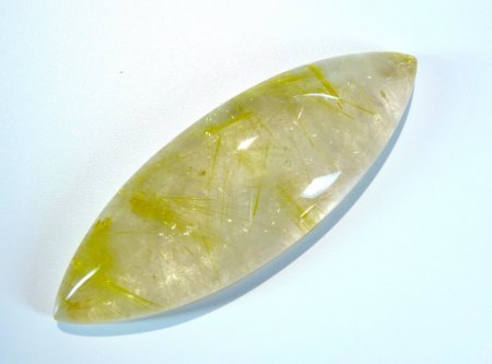 GROSSER RUTIL-QUARZ NAVETTE aus Goldschmiede zu verkaufen