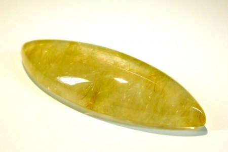 GROSSER RUTIL-QUARZ NAVETTE aus Goldschmiede zu verkaufen