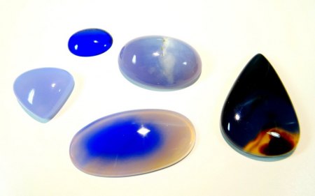 5 x CHALCEDON - ACHAT aus Goldschmiede zu verkaufen