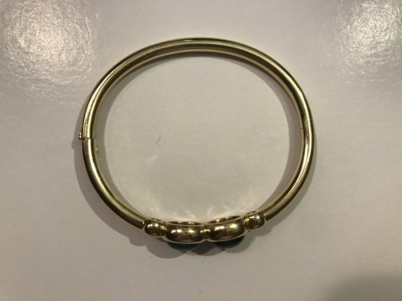 Verkauf Armreif 750 Gold mit Saphir Smaragd Brillanten