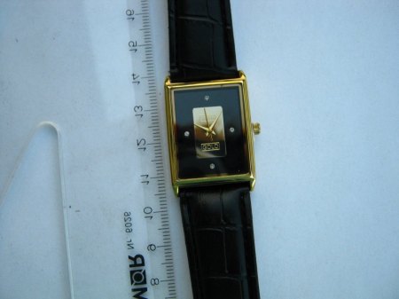 Uhr mit Goldbarren, Fake?