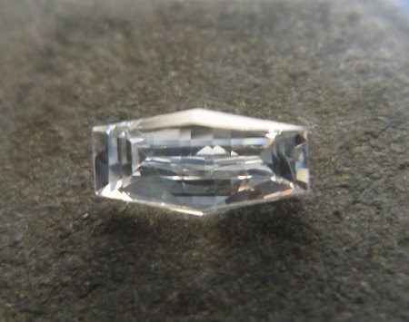 Unbekannter Schliff eines Aquamarin in einem Damenring 585I- Gelbgold