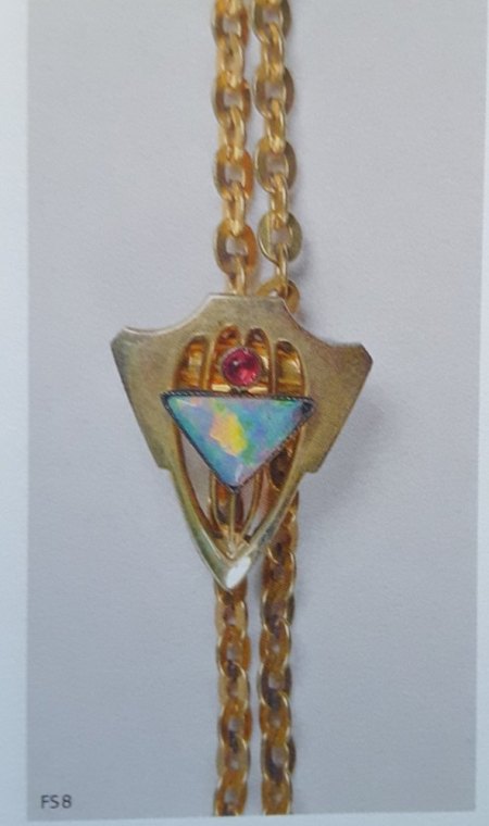 Schieberkette Jugendstil