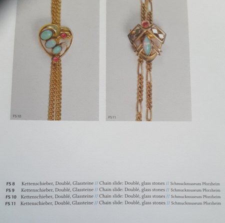 Schieberkette Jugendstil