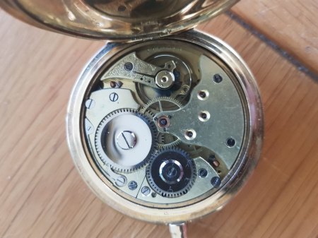 Alpina taschenuhr aus gold