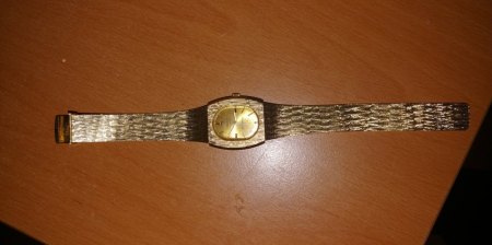 Omega Damengolduhr Seamaster Antimagnetic 18 K 750