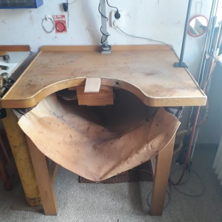 Goldschmiedetisch gebraucht