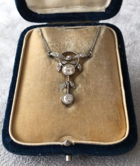 950-Platin-Federring-Verschluss für Kette