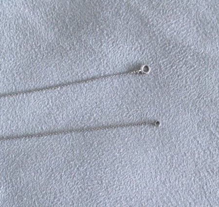 950-Platin-Federring-Verschluss für Kette