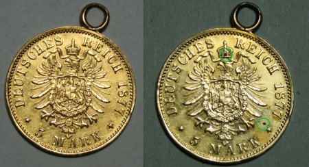 Hartlot von 900er Gold entfernen