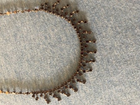 Wie alt ist dieses Granat collier?