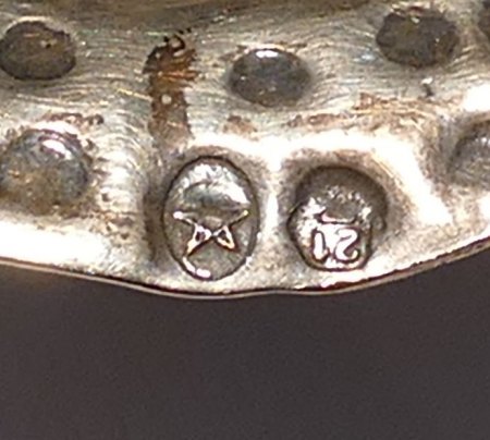 Tisch-Aschenbecher 916 Silber
