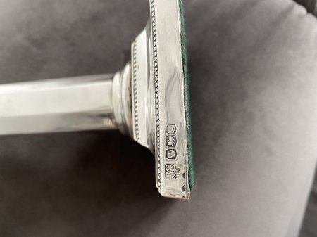 Kerzenständer Stempel Silber Hilfe