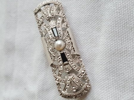 Brosche 935 Silber