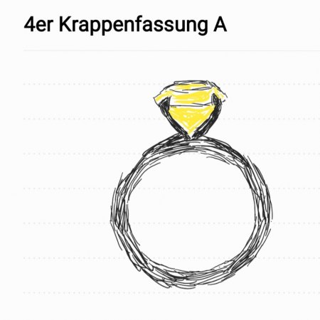 Brillant (1 Karat) neu fassen