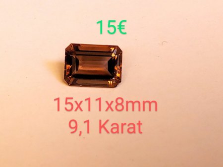 Verkaufe facettierten Rauchquarz