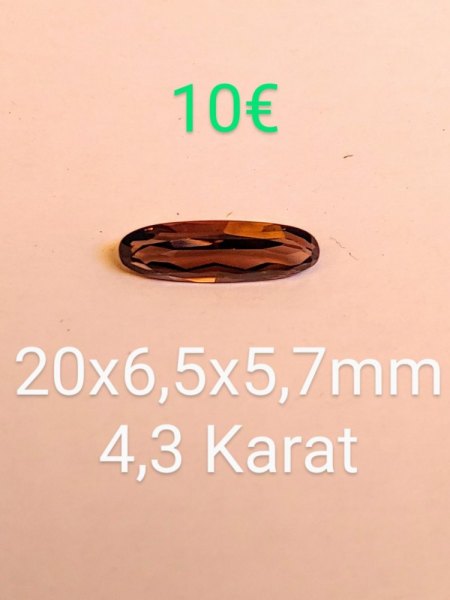 Verkaufe facettierten Rauchquarz