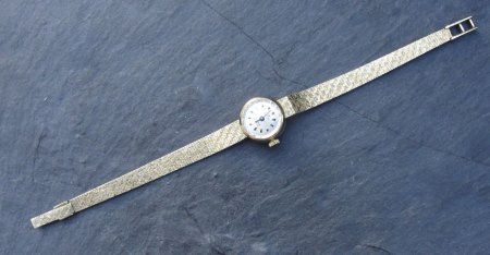 Damenuhr Luxus Incabloc in Gold