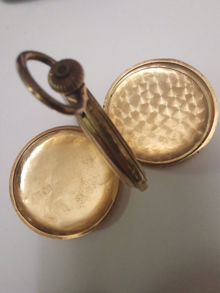 Taschenuhren Gold 14 K - BItte um Schätzung - Danke