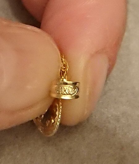 Erbstück Kette mit Herz Anhänger, Wer kann mir Auskünfte über die Punzierungen geben?