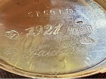 Silber Uhr Punze