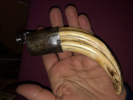 Alter Zigarrenschneider Stoßzahn Keilerzahn antik?Punze?Wert? Bitte um Hilfe Lg