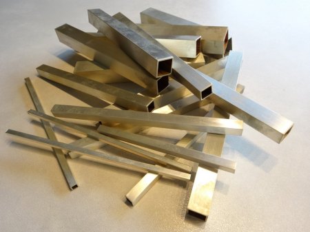 925 Silber Vierkantrohre aus Goldschmiede zu verkaufen