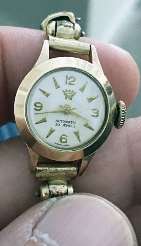 Kennt jemand diese Damen-Armbanduhr (Automatic 23 Jewels)