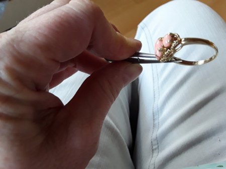 Zusätzliche Punze auf Goldring 750 unbekannt, erbitte Wertschätzung