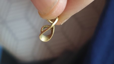 Goldanhänger aus Nachlass, Stempel unklar, Wertschätzung