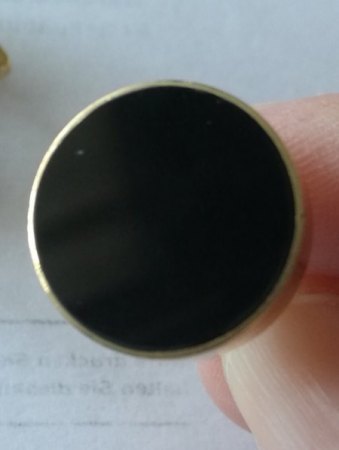 Manschettenknöpfe Gold 585...Onyx?