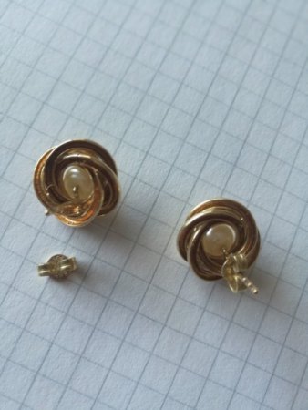 Ohrringe Gold 585 mit  Perle