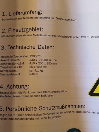 EFCO / AM2 Tiegelschmelzofen