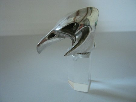 Silbervogel als Ring