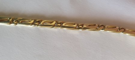 Ich bitte um Identifizierung dieser Goldkette mit Nugget Punze 14 C343