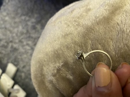 Unbekannte 4stellige Punze auf Diamantring
