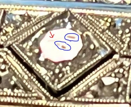 Altschliff Diamant beschädigt?