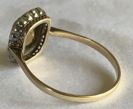 Omas Ring Bestimmung Punze