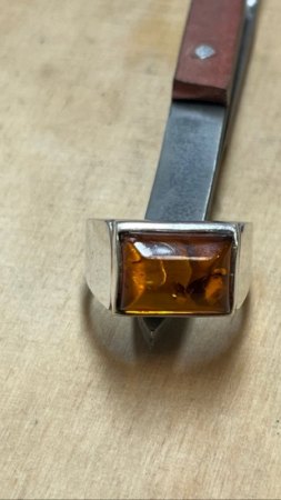 Bernsteinring vergrößern / umarbeiten