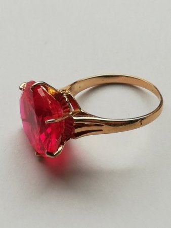 Ring roter Stein Adlerkopfpunze Alter?