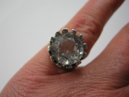 Ring mit Bergkristall von Flemming Rensch Nielsen