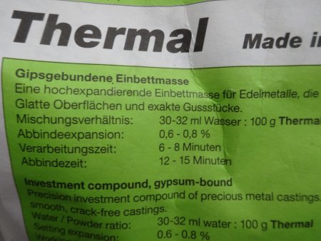 Ich suche geeignete Einbettmasse