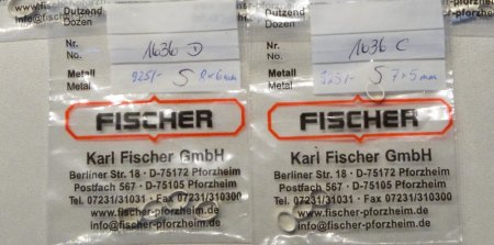 25 Zargenfassungen - oval - 925Silber - aus Goldschmiede zu verkaufen