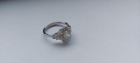 Altschliff-Diamantring aus Chicago verkaufen