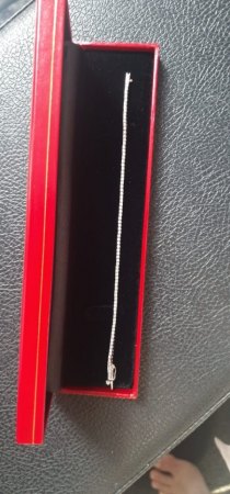 Tennisarmband: Versatz zwischen den Gliedern normal?