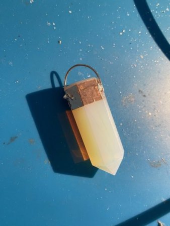 Schmuckdraht an Kupferband weichlöten