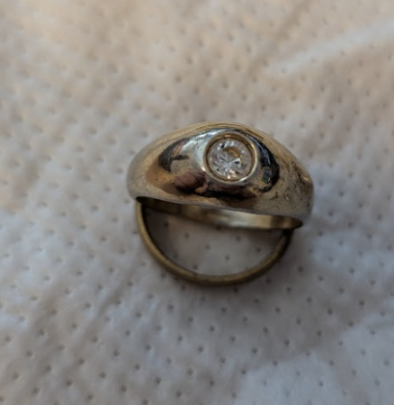 Fälschungsverdacht bei 750-gepunztem Goldring - Einschätzung?